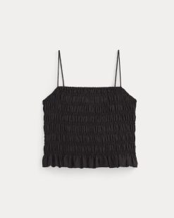 Alternative view of The Smocked Tank | Black
