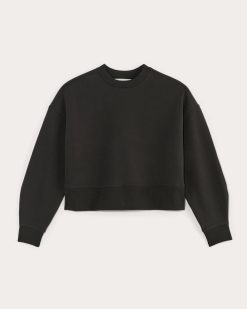 Alternative view of Luxe Fleece Sweatshirt | Black