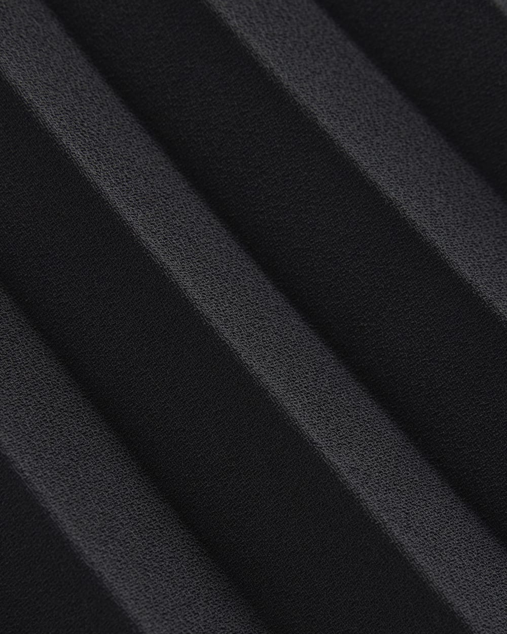 Drapey Crepe Mini Dress | Black - Image 5