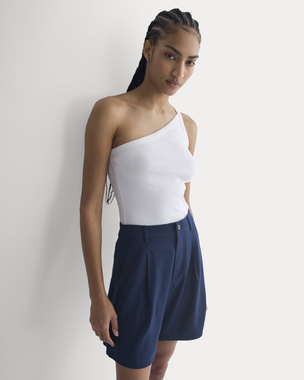 Tailored A-Line Short | Navy - Image 6