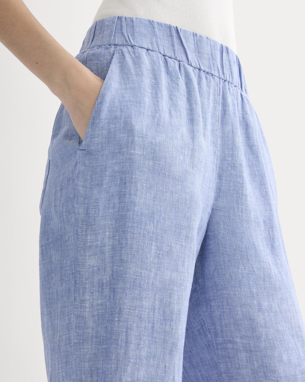 The Linen Easy Pant | Chambray - Image 4