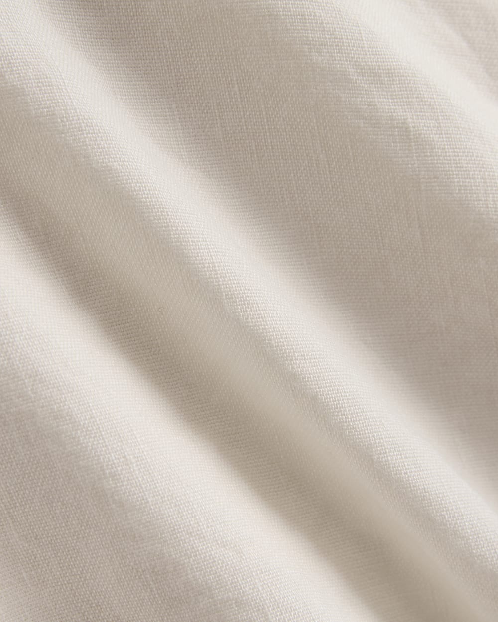 Cinched Top in Stretch Linen | Bone - Image 5