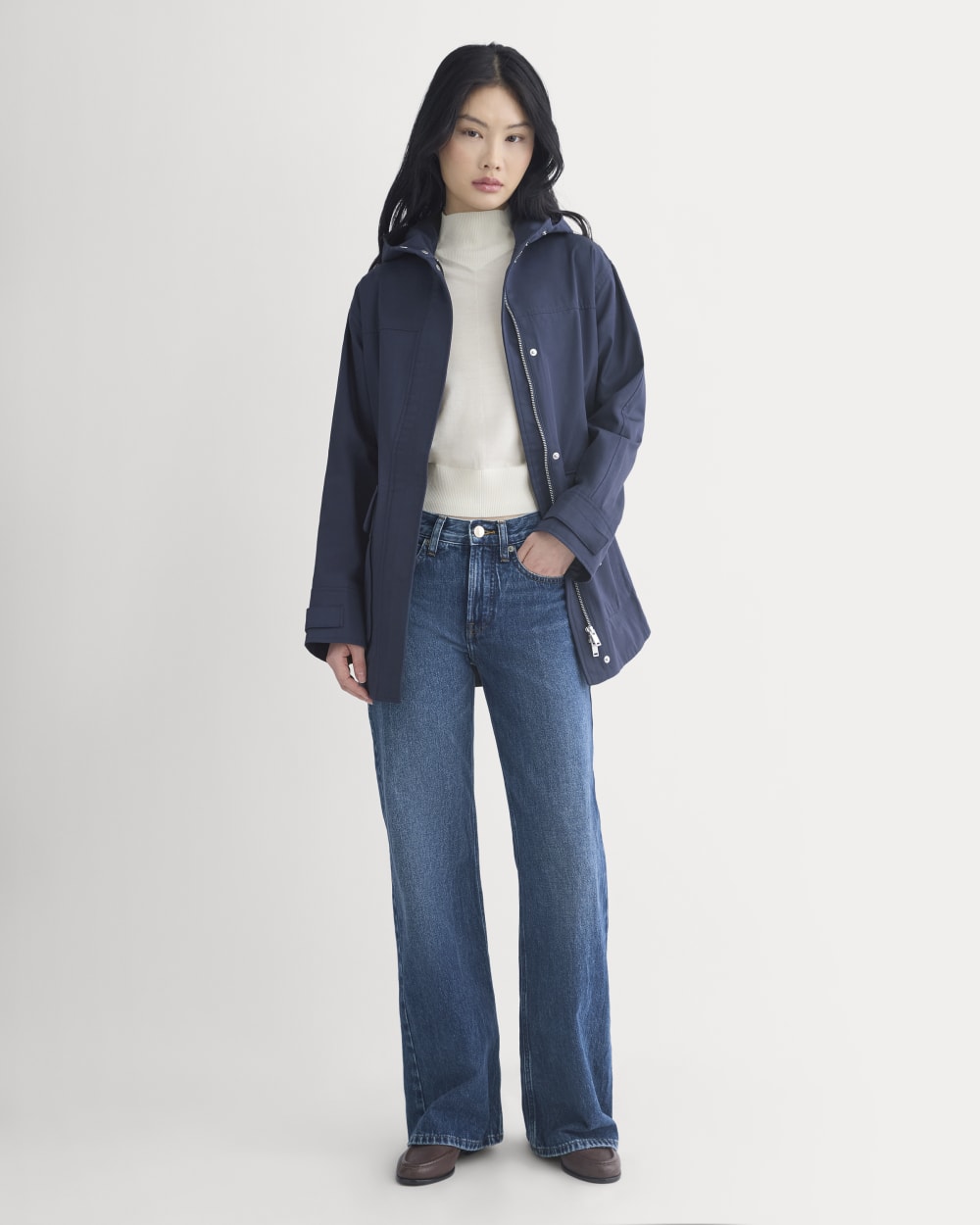 Hooded Field Jacket | Navy - Image 3