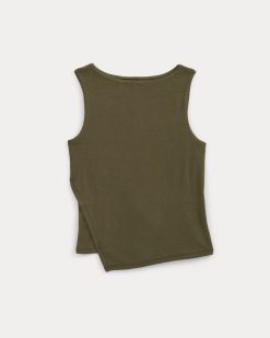 Alternative view of Tissue Boatneck Tank | Beech
