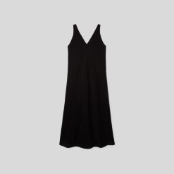 Alternative view of The City Stripe Midi Dress | Black