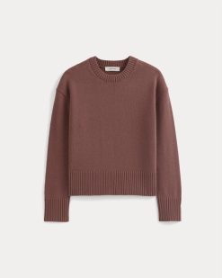 Alternative view of The Boxy Sweater in Everyday Cotton | Mocha