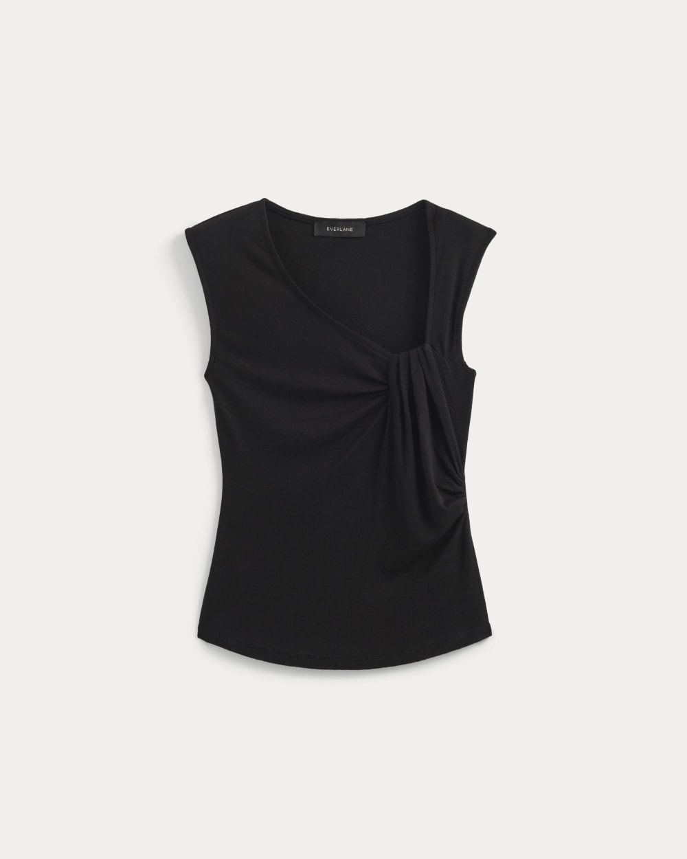 Asymmetrical Top in Butterluxe | Black - Image 2