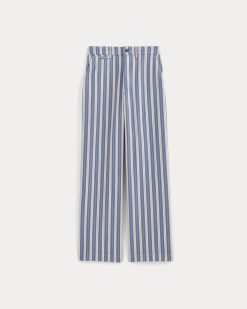 Alternative view of The Wide-Leg Chino | Dutch Blue / Natural