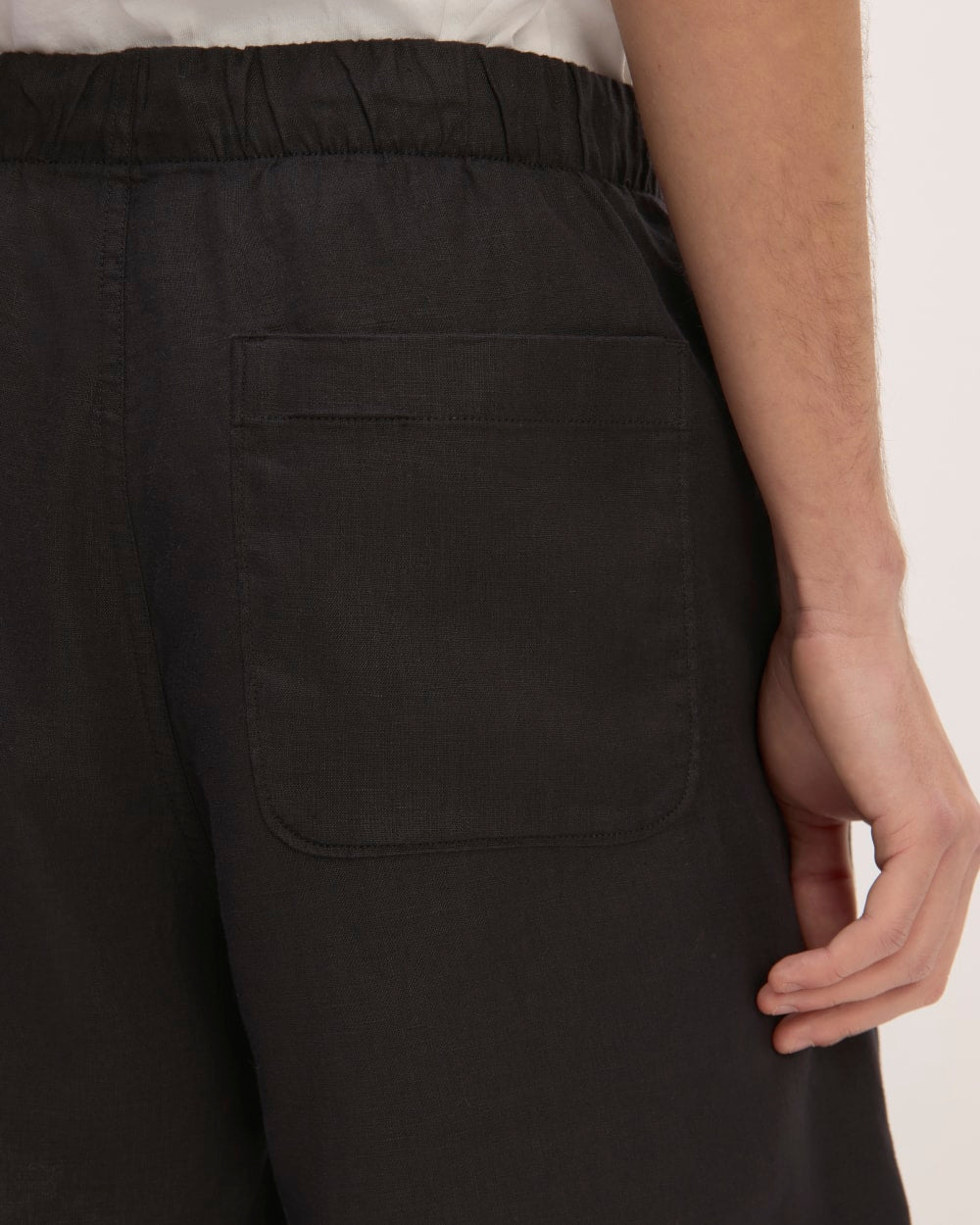 The Linen Easy Short | Black - Image 5