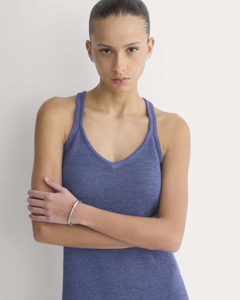 Sweater Racerback Midi Dress | Blue Dusk - Image 3