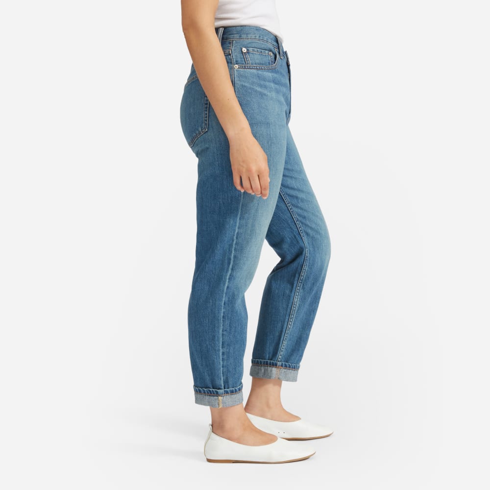 The Super-Soft Relaxed Jean | Mid Blue - Image 12