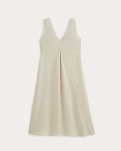 Alternative view of The V-Neck Dress in SoftLuxe | Sandshell
