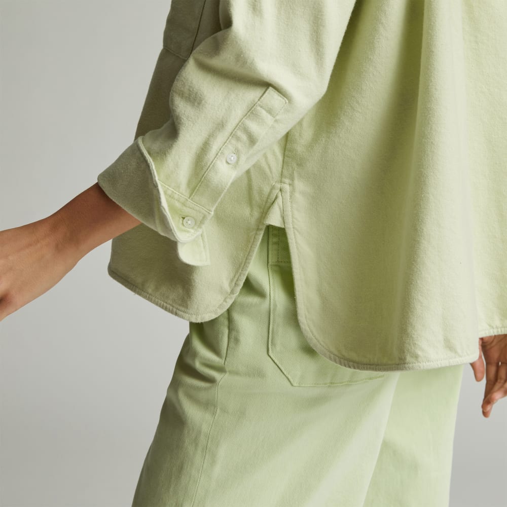 The Boxy Flannel | Seafoam Green - Image 5
