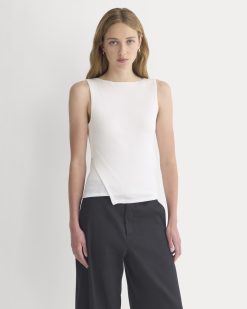Tissue Boatneck Tank | Bone
