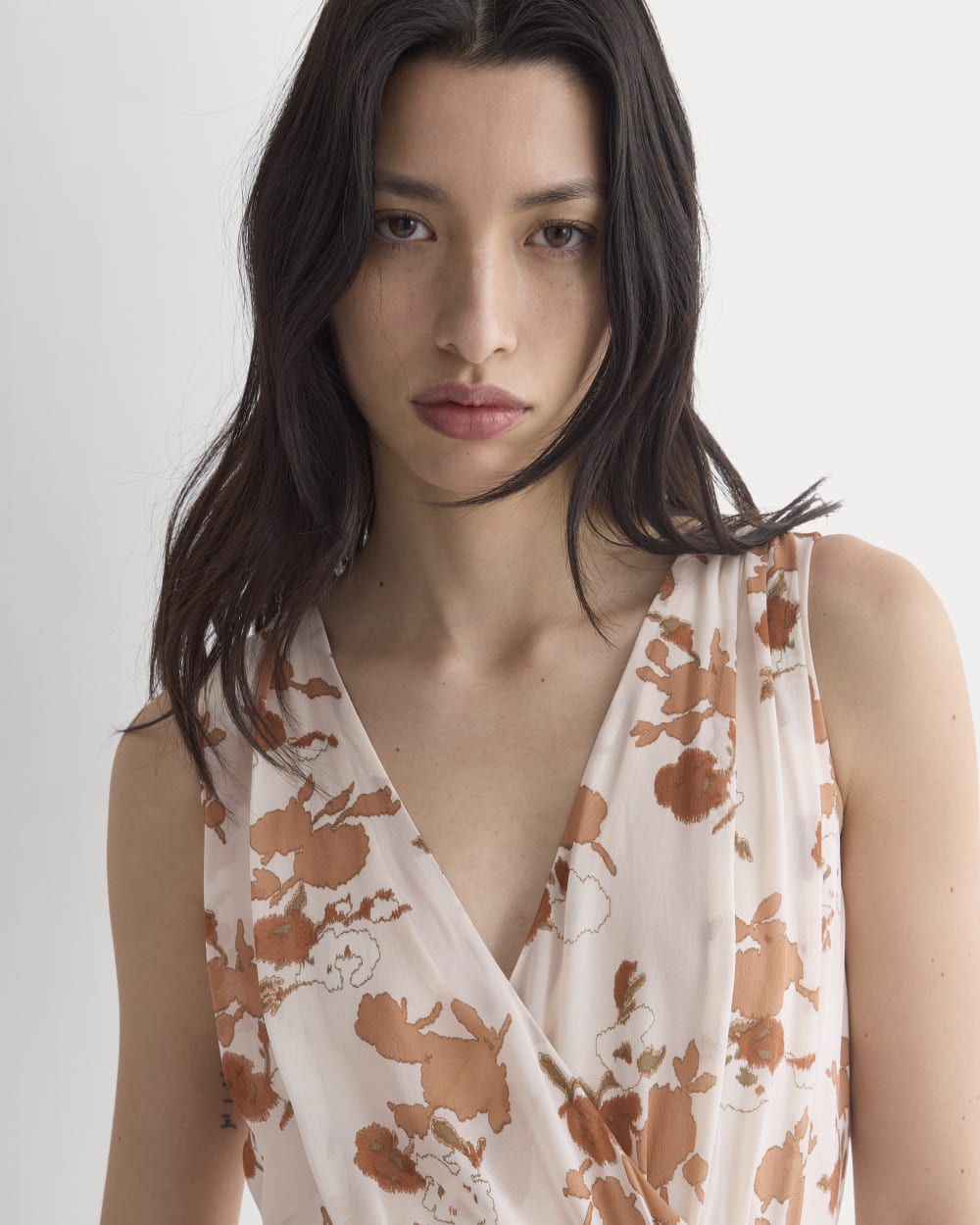Maxi Dress in Silk Georgette | Soft Floral - Image 4