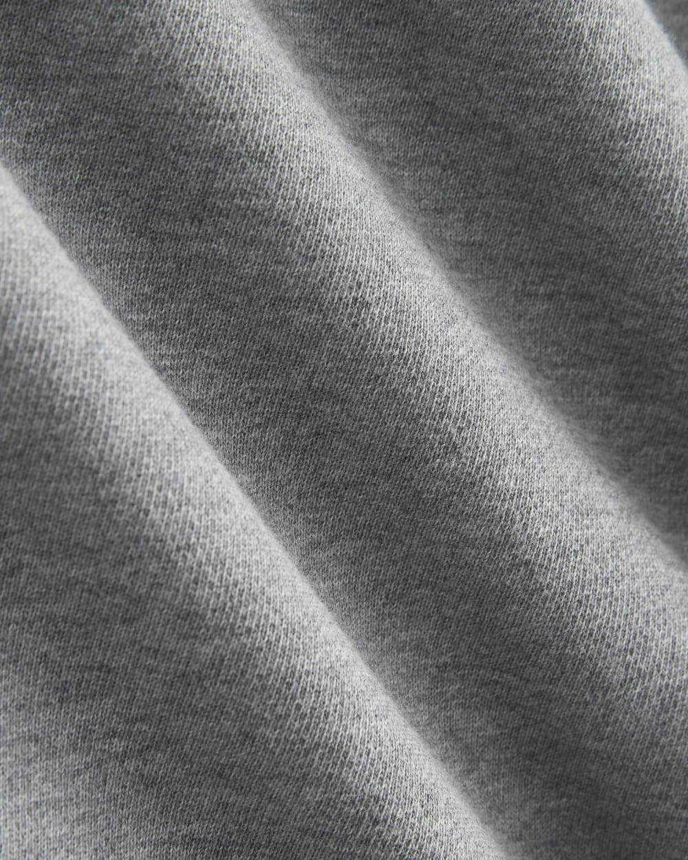 Lightweight Terry Blouson Crew | Vintage Heather Grey - Image 6