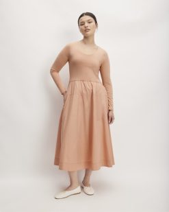The Long-Sleeve Riviera Dress | Blush Pink