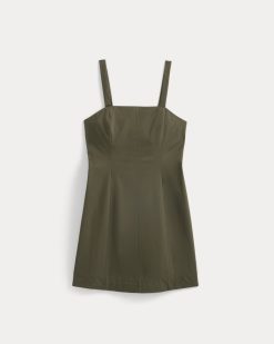 Alternative view of Seamed Mini Dress | Olive Night