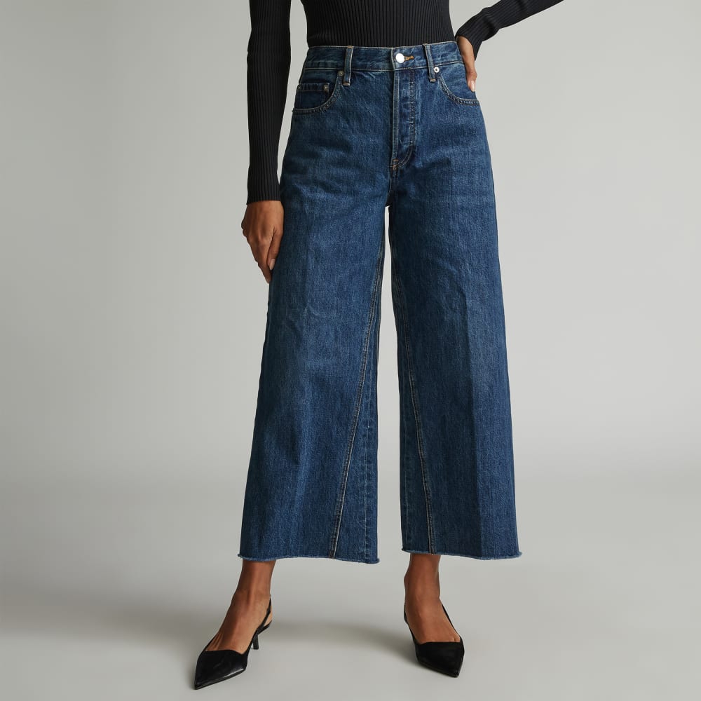 The Way-Wide Crop Jean | Iznik Ink - Image 4