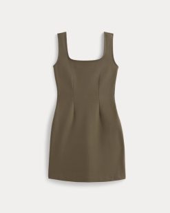 Alternative view of The Dream Square-Neck Dress | Deep Taupe