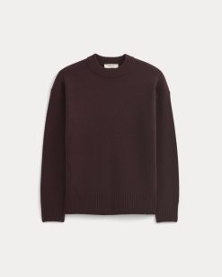 Alternative view of Cashmere Boyfriend Sweater | Wine