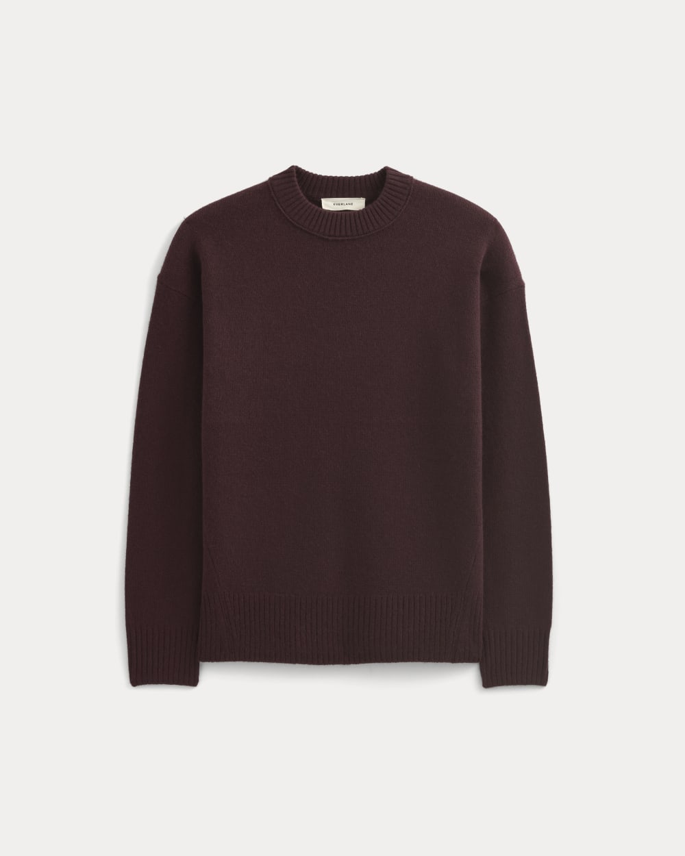 Cashmere Boyfriend Sweater | Wine - Image 2