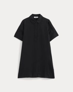 Alternative view of Mini Popover Shirtdress in Linen | Black