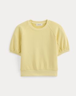 Alternative view of Lightweight Terry Blouson Short-Sleeve Crew | Passion Fruit