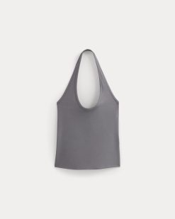 Alternative view of Halter Tank | Charcoal Grey
