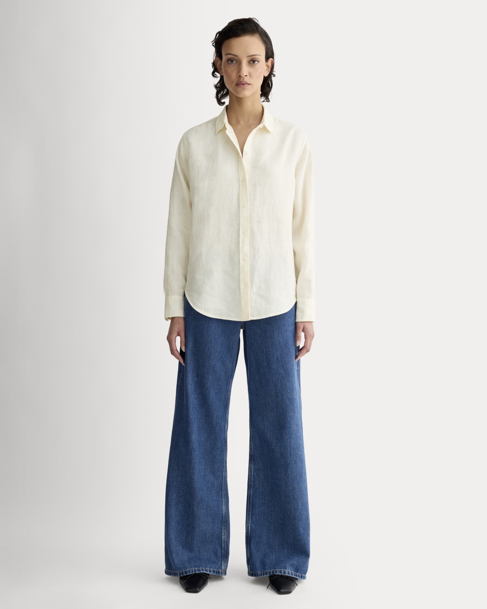 The Must-Have Shirt in Linen | Bone - Image 3