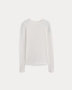 Alternative view of Tissue Long-Sleeve Crew | Bone