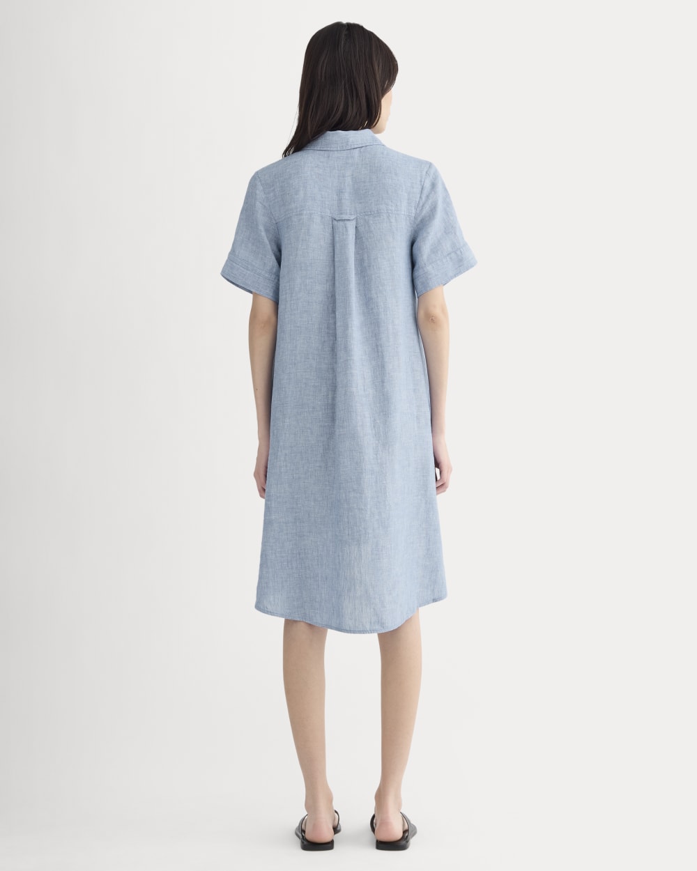 The Daytripper Dress in Linen | Chambray - Image 4