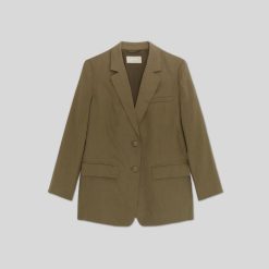 Alternative view of The Oversized Blazer in Linen | Kalamata