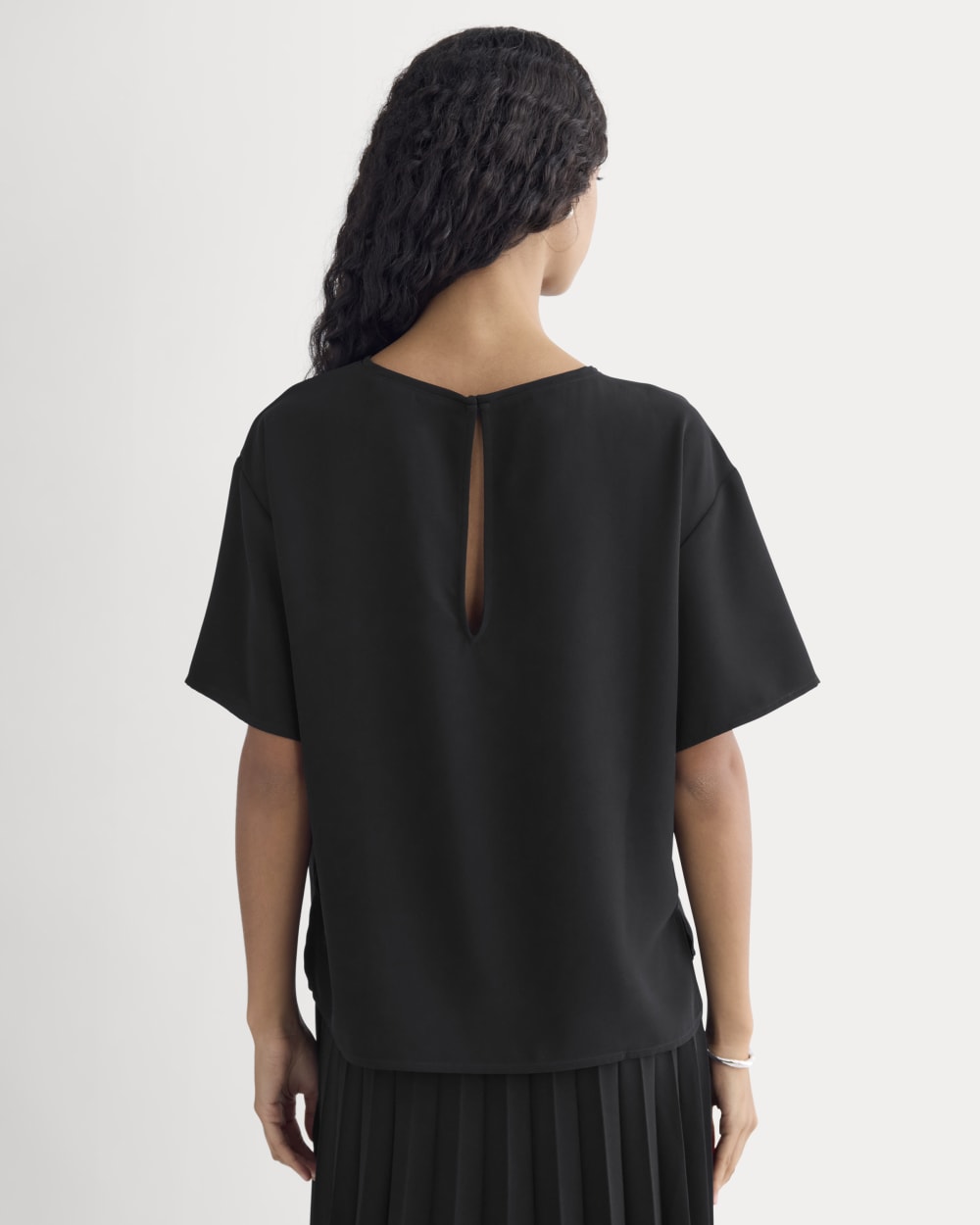 Drapey Crepe Top | Black - Image 5