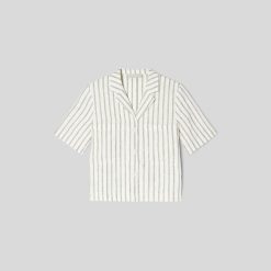 Alternative view of The Linen Workwear Shirt | Black / Canvas Tan