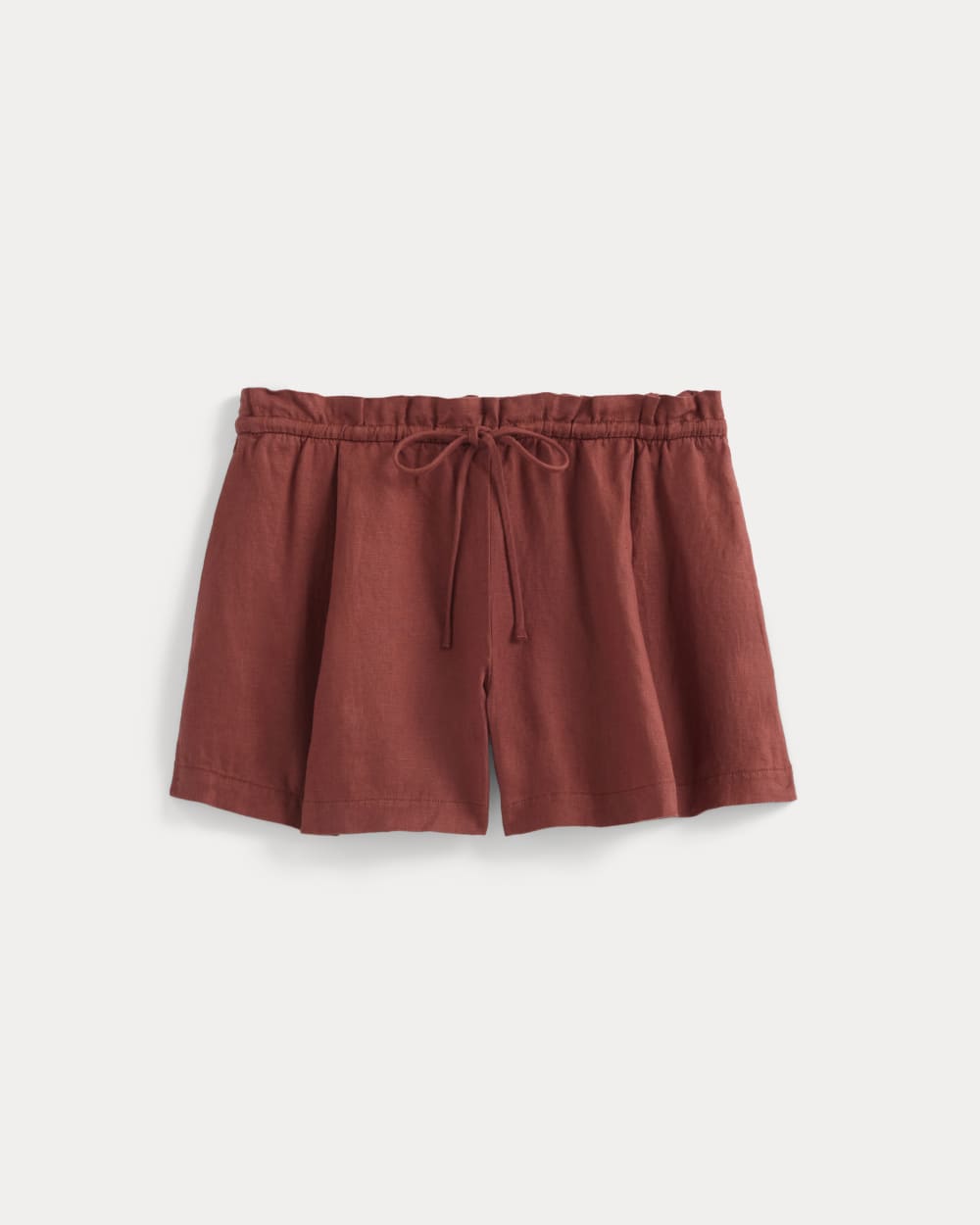 Flowy Short in Linen | Henna Red - Image 2