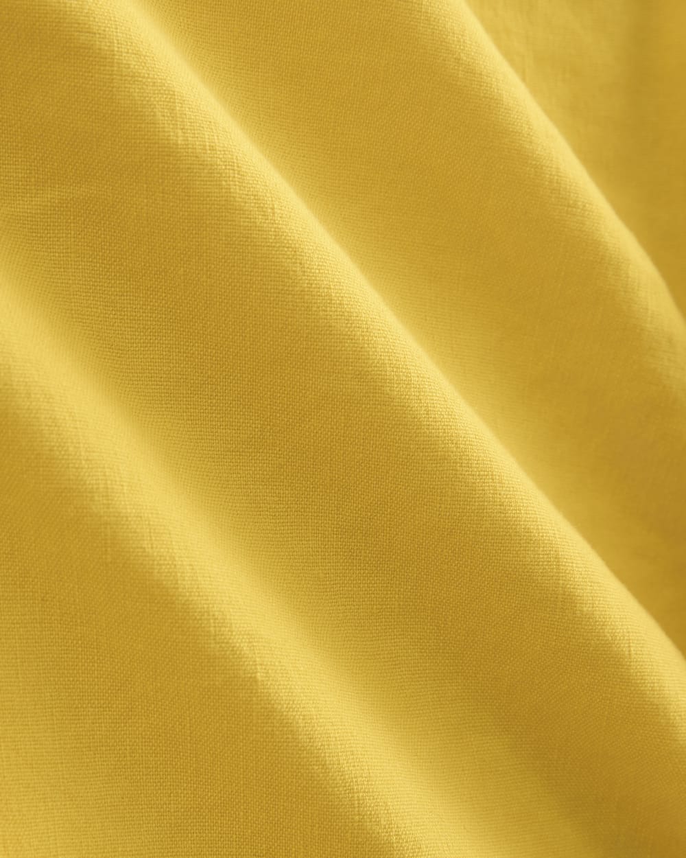 Tie-Neck Dress in Stretch Linen | Passion Fruit - Image 5