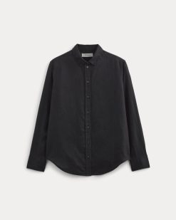 Alternative view of The Must-Have Shirt in Linen | Black