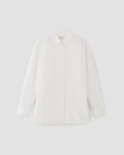 Alternative view of The Boyfriend Shirt in Linen | White