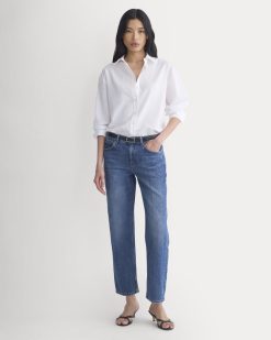 Low-Rise Straight Jean | Dark Indigo