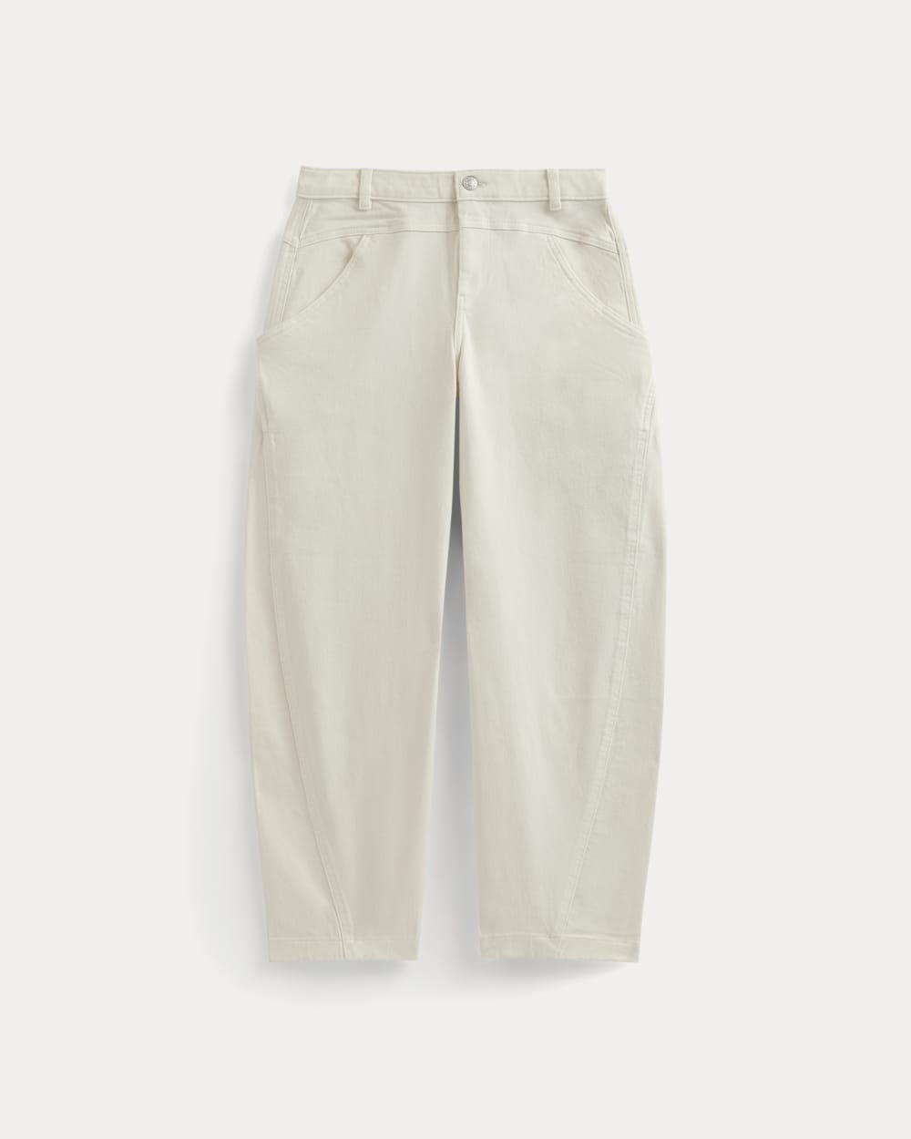 Double-Stitch Barrel Pant | Bone - Image 2