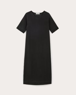 Alternative view of The Relaxed T-Shirt Dress in Buttersoft | Black