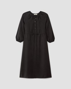 Alternative view of The TENCEL™ Gathered Maxi Dress | Black