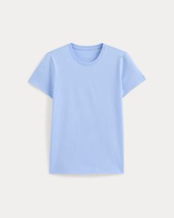 Alternative view of The Slim Crew in Essential Cotton | Open Air Blue