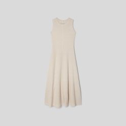 Alternative view of The  Organic Cotton Waffle Tank Dress | Heathered Pelican