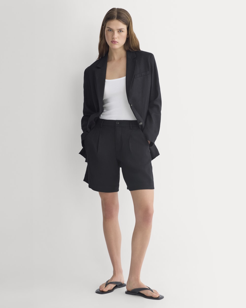 Tailored A-Line Short | Black - Image 4