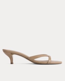 Sculpted Heel Sandal | Affogato