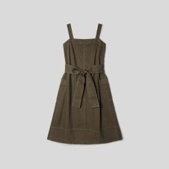 Alternative view of The Organic Cotton Herringbone Dress | Beech