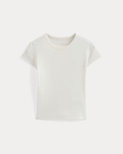 Alternative view of RetroSoft Cotton Crew | Bone