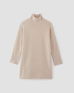 Alternative view of The Cozy Stretch Turtleneck Dress | Whisper Pink